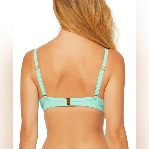 Bleu Rod Beattie Goddess Tie Front Underwire Bikini Top Size 40D & Bottom Sz 14 - Picture 3 of 8